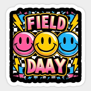 Teacher Field Day fun In The Sun Vibes Squad, Group Teacher Sticker